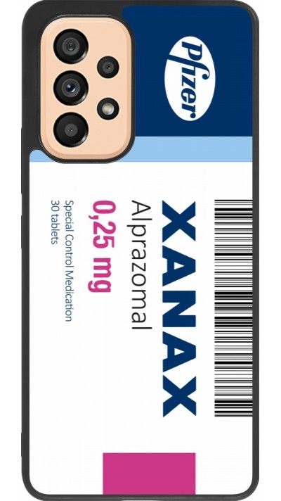 Samsung Galaxy A53 5G Case Hülle - Silikon schwarz Xanax Alprazolam 2025
