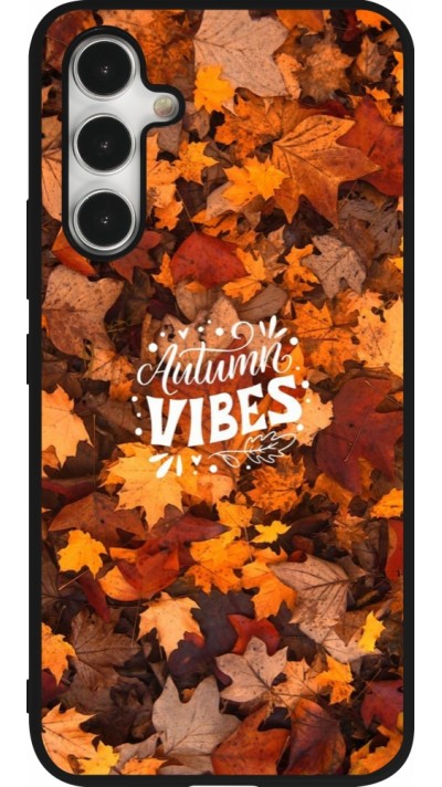 Samsung Galaxy A54 Case Hülle - Silikon schwarz Autumn 25 Autumn vibes