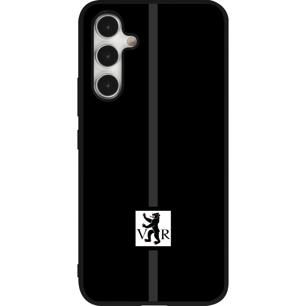 Samsung Galaxy A54 Case Hülle - Silikon schwarz Kanton AR schwarz