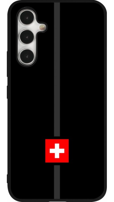 Samsung Galaxy A54 Case Hülle - Silikon schwarz Kanton CH schwarz
