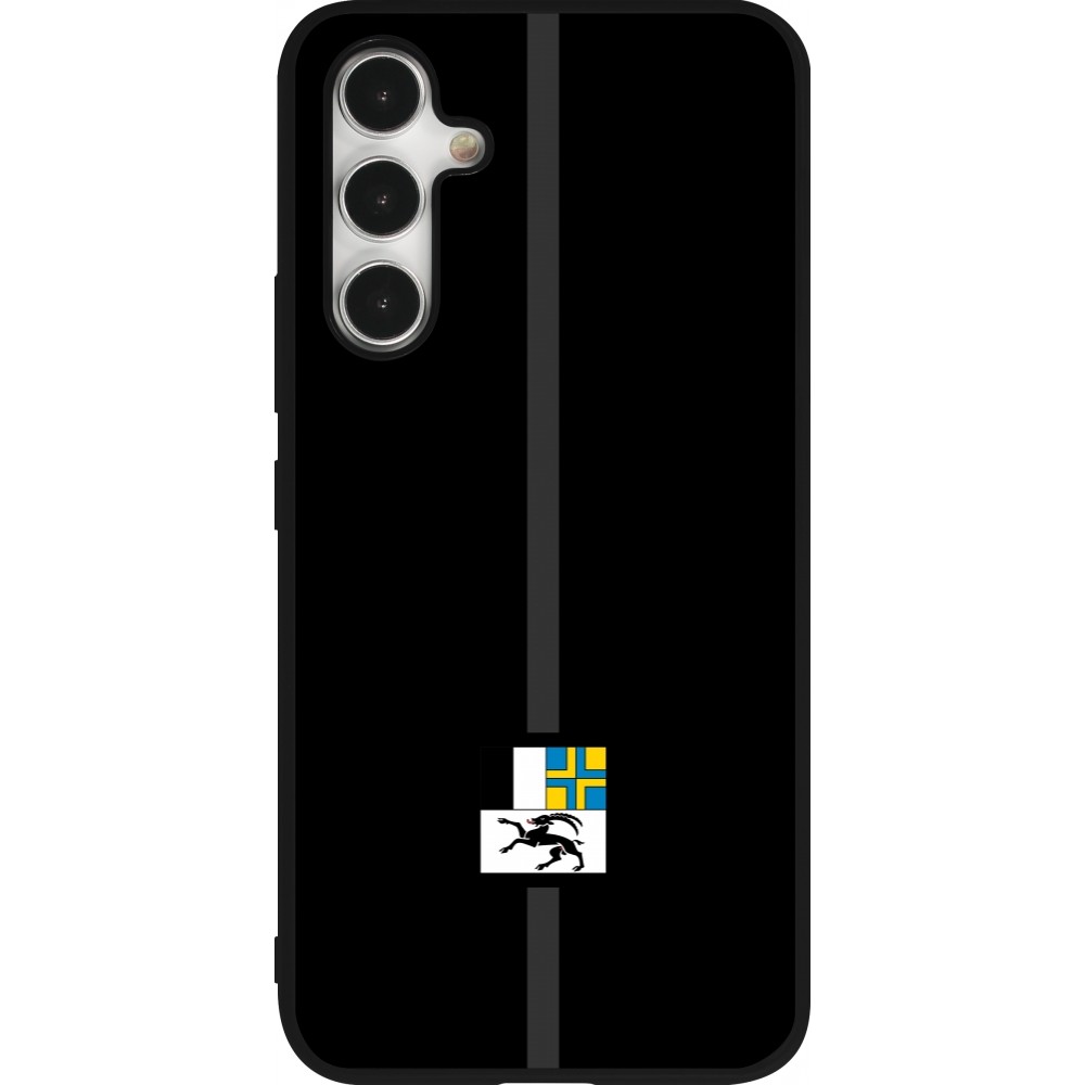 Samsung Galaxy A54 Case Hülle - Silikon schwarz Kanton GR schwarz