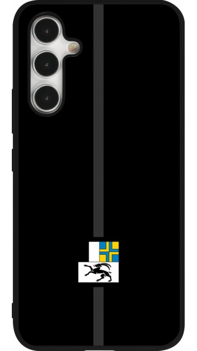 Samsung Galaxy A54 Case Hülle - Silikon schwarz Kanton GR schwarz