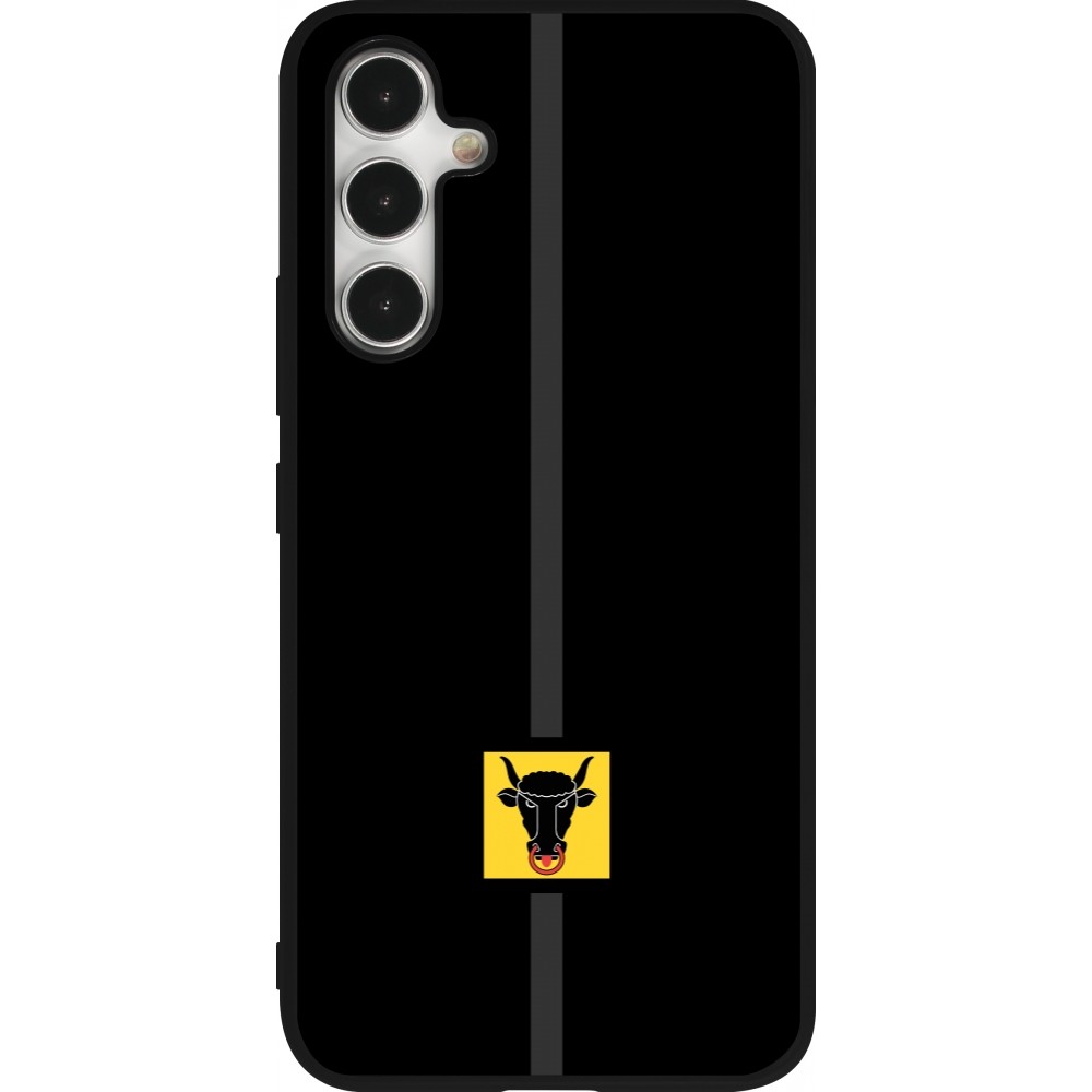 Samsung Galaxy A54 Case Hülle - Silikon schwarz Kanton UR schwarz