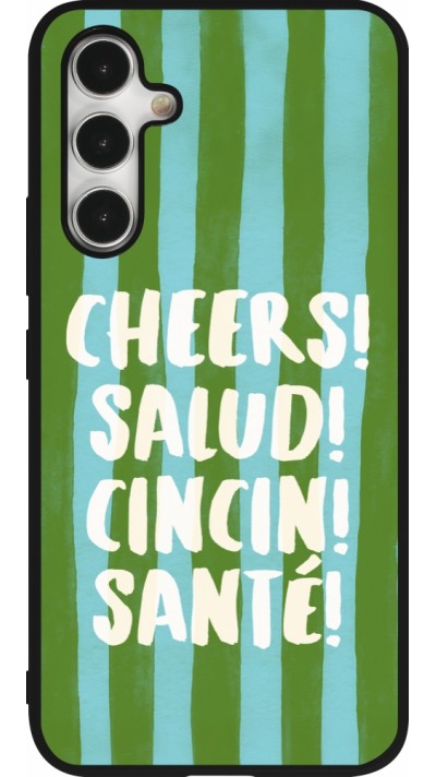 Samsung Galaxy A54 Case Hülle - Silikon schwarz Cheers 2026