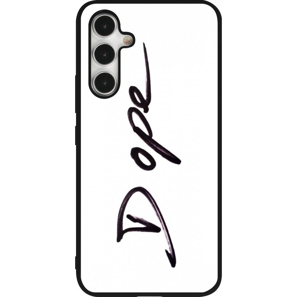 Samsung Galaxy A54 Case Hülle - Silikon schwarz Dope