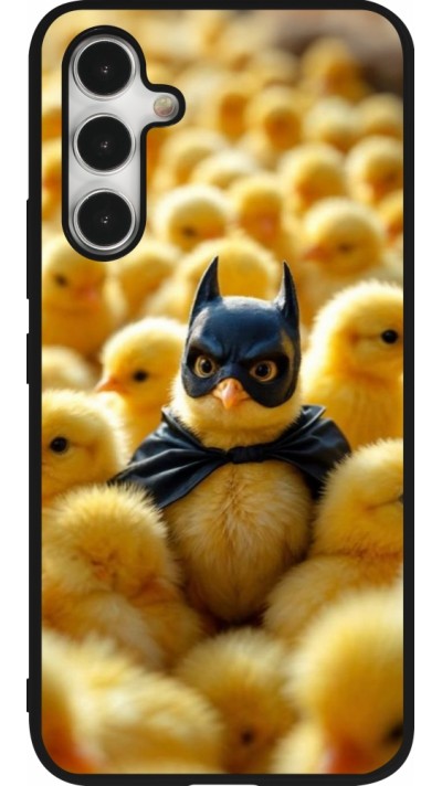 Samsung Galaxy A54 Case Hülle - Silikon schwarz Easter 2026 Chicken Batman