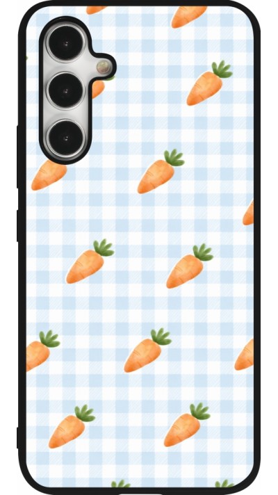 Samsung Galaxy A54 Case Hülle - Silikon schwarz Easter 2026 Pattern carrots