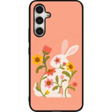 Samsung Galaxy A54 Case Hülle - Silikon schwarz Easter 2026 Rabbit collage