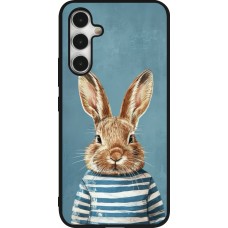 Samsung Galaxy A54 Case Hülle - Silikon schwarz Easter 2026 Rabbit navy