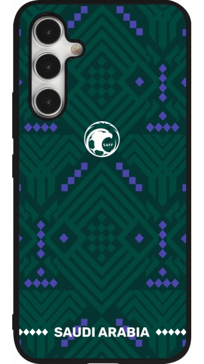Samsung Galaxy A54 Case Hülle - Silikon schwarz Saudi Arabien 2026 personalisierbares Fussballtrikot