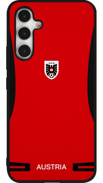 Samsung Galaxy A54 Case Hülle - Silikon schwarz O?sterreich 2026 personalisierbares Fussballtrikot