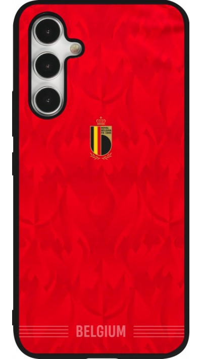 Samsung Galaxy A54 Case Hülle - Silikon schwarz Belgien 2026 personalisierbares Fussballtrikot