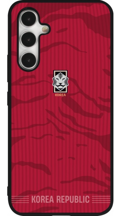 Samsung Galaxy A54 Case Hülle - Silikon schwarz Südkorea 2026 personalisierbares Fussballtrikot