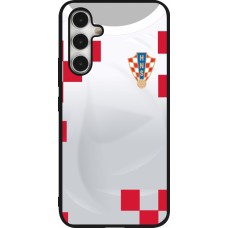 Samsung Galaxy A54 Case Hülle - Silikon schwarz Kroatien 2022 personalisierbares Fussballtrikot