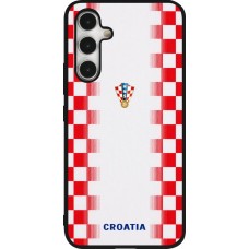 Samsung Galaxy A54 Case Hülle - Silikon schwarz Kroatien 2026 personalisierbares Fussballtrikot