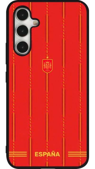 Samsung Galaxy A54 Case Hülle - Silikon schwarz Spanien 2026 personalisierbares Fussballtrikot