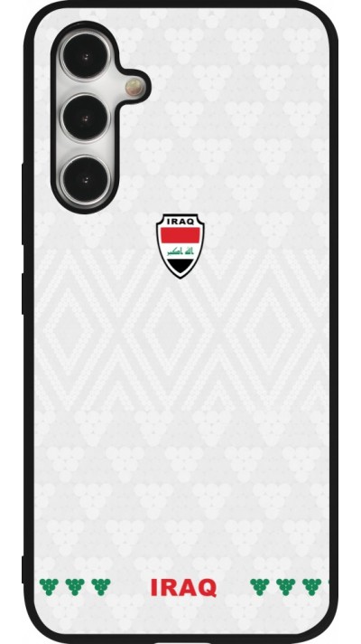 Samsung Galaxy A54 Case Hülle - Silikon schwarz Irak 2026 personalisierbares Fussballtrikot