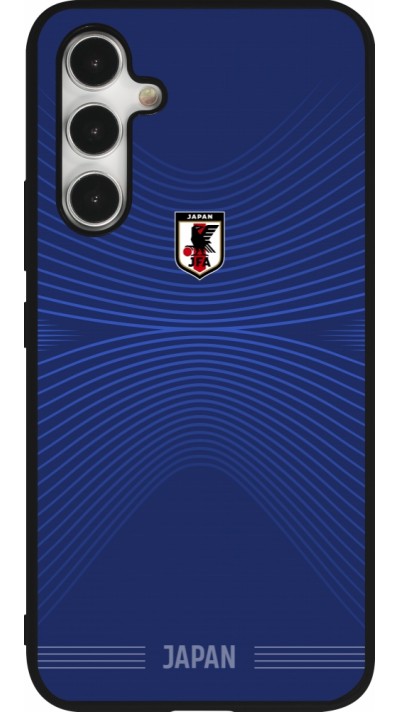 Samsung Galaxy A54 Case Hülle - Silikon schwarz Japan 2022 personalisierbares Fussballtrikot