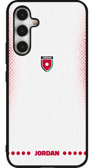 Samsung Galaxy A54 Case Hülle - Silikon schwarz Jordanien 2026 personalisierbares Fussballtrikot
