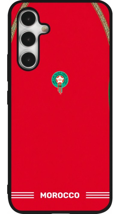 Samsung Galaxy A54 Case Hülle - Silikon schwarz Marokko 2026 personalisierbares Fussballtrikot