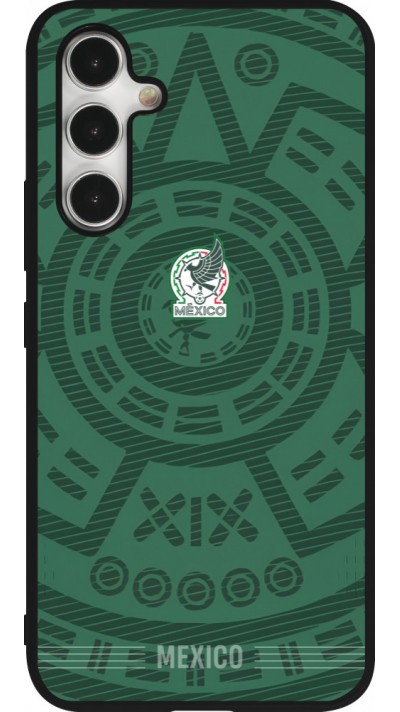 Samsung Galaxy A54 Case Hülle - Silikon schwarz Mexiko 2026 personalisierbares Fussballtrikot
