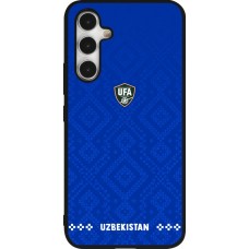 Samsung Galaxy A54 Case Hülle - Silikon schwarz Usbekistan 2026 personalisierbares Fussballtrikot