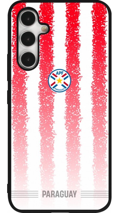 Samsung Galaxy A54 Case Hülle - Silikon schwarz Paraguay 2026 personalisierbares Fussballtrikot