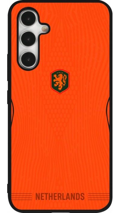 Samsung Galaxy A54 Case Hülle - Silikon schwarz Niederlande 2026 personalisierbares Fussballtrikot
