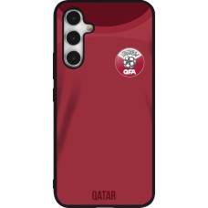 Samsung Galaxy A54 Case Hülle - Silikon schwarz Katar 2022 personalisierbares Fussballtrikot