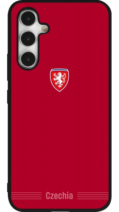 Samsung Galaxy A54 Case Hülle - Silikon schwarz Tschechische Republik 2026 personalisierbares Fussballtrikot