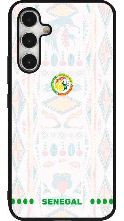 Samsung Galaxy A54 Case Hülle - Silikon schwarz Senegal 2026 personalisierbares Fussballtrikot