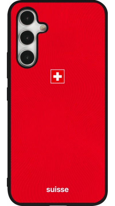 Samsung Galaxy A54 Case Hülle - Silikon schwarz Schweiz 2026 personalisierbares Fussballtrikot