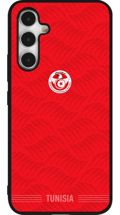Samsung Galaxy A54 Case Hülle - Silikon schwarz Tunesien 2026 personalisierbares Fussballtrikot