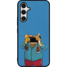 Samsung Galaxy A54 Case Hülle - Silikon schwarz Frog with camera DTMF
