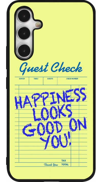 Samsung Galaxy A54 Case Hülle - Silikon schwarz Guest check 2026