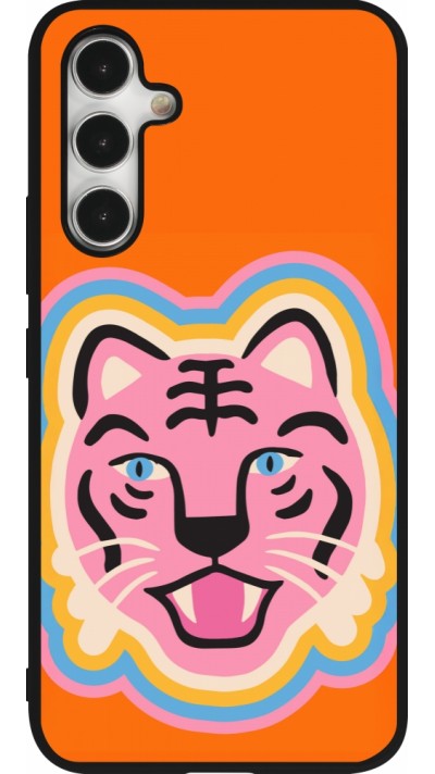Samsung Galaxy A54 Case Hülle - Silikon schwarz Lion colors 2026