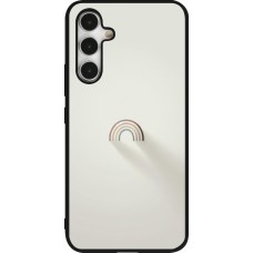 Samsung Galaxy A54 Case Hülle - Silikon schwarz Mini Regenbogen Minimal