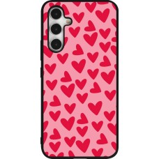Samsung Galaxy A54 Case Hülle - Silikon schwarz Mom 2024 kleine Herzen