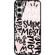 Samsung Galaxy A54 Case Hülle - Silikon schwarz Mom 2024 Super mom