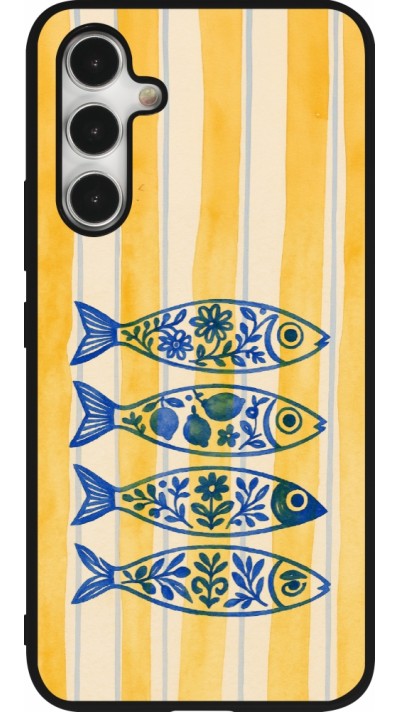 Samsung Galaxy A54 Case Hülle - Silikon schwarz Portuguese fish 2026