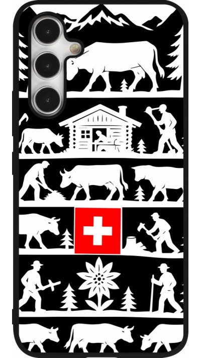 Samsung Galaxy A54 Case Hülle - Silikon schwarz Poya Schweiz 1 schwarz