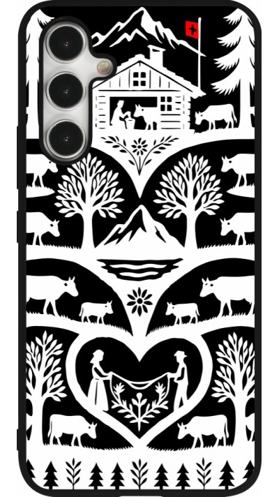 Samsung Galaxy A54 Case Hülle - Silikon schwarz Poya Schweiz 2 schwarz