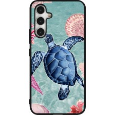 Samsung Galaxy A54 Case Hülle - Silikon schwarz Preppy Turtle