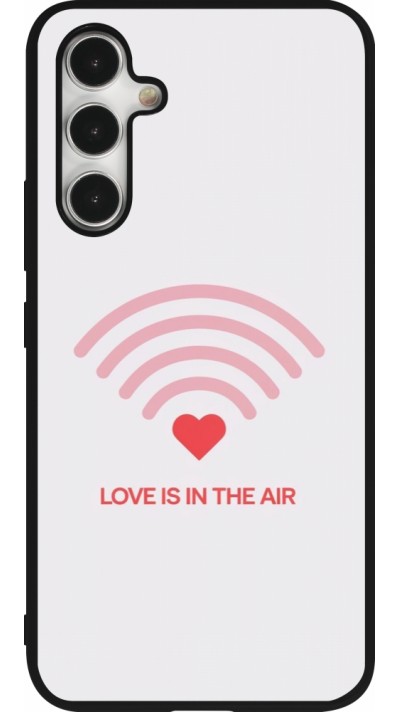 Samsung Galaxy A54 Case Hülle - Silikon schwarz Saint Valentines Day 26 Love is in the air