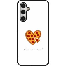 Samsung Galaxy A54 Case Hülle - Silikon schwarz Saint Valentines Day 26 You have my pizza heart