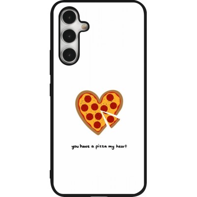 Samsung Galaxy A54 Case Hülle - Silikon schwarz Saint Valentines Day 26 You have my pizza heart