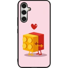 Samsung Galaxy A54 Case Hülle - Silikon schwarz Saint Valentines Day 26 Puzzle