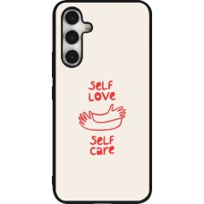 Samsung Galaxy A54 Case Hülle - Silikon schwarz Saint Valentines Day 26 Self love self care