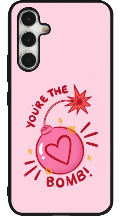 Samsung Galaxy A54 Case Hülle - Silikon schwarz Saint Valentines Day 26 You are the bomb