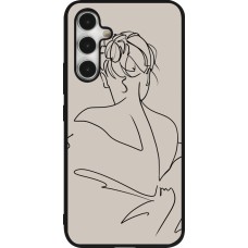 Samsung Galaxy A54 Case Hülle - Silikon schwarz Salnikova 05